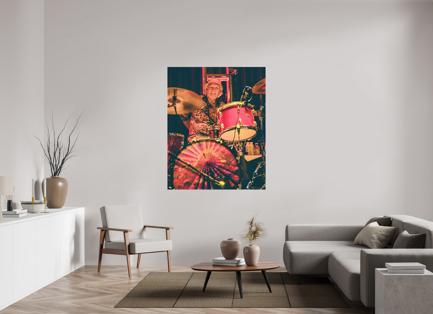 47 x 58.7″, Photo Print On Fuji Crystal DP II Bill Kreutzmann
