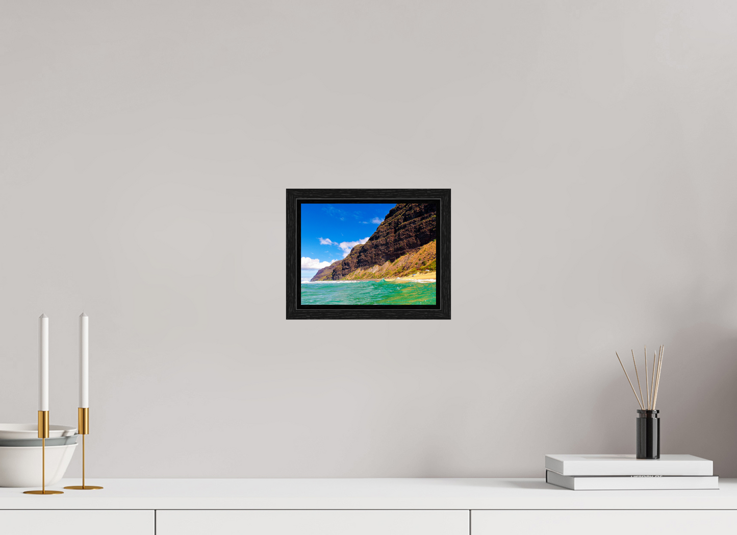 8 x 6″, Floater Frame Chilly Water