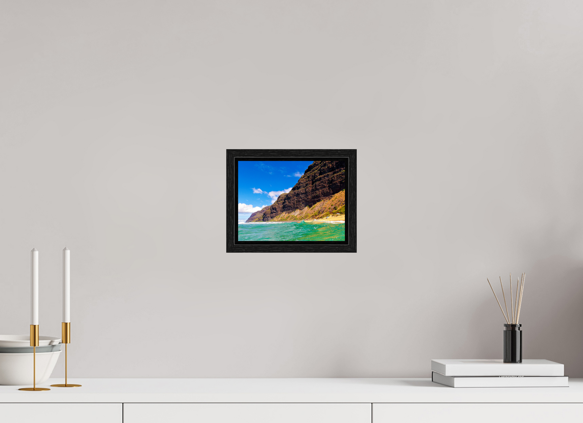 8 x 6″, Floater Frame Chilly Water