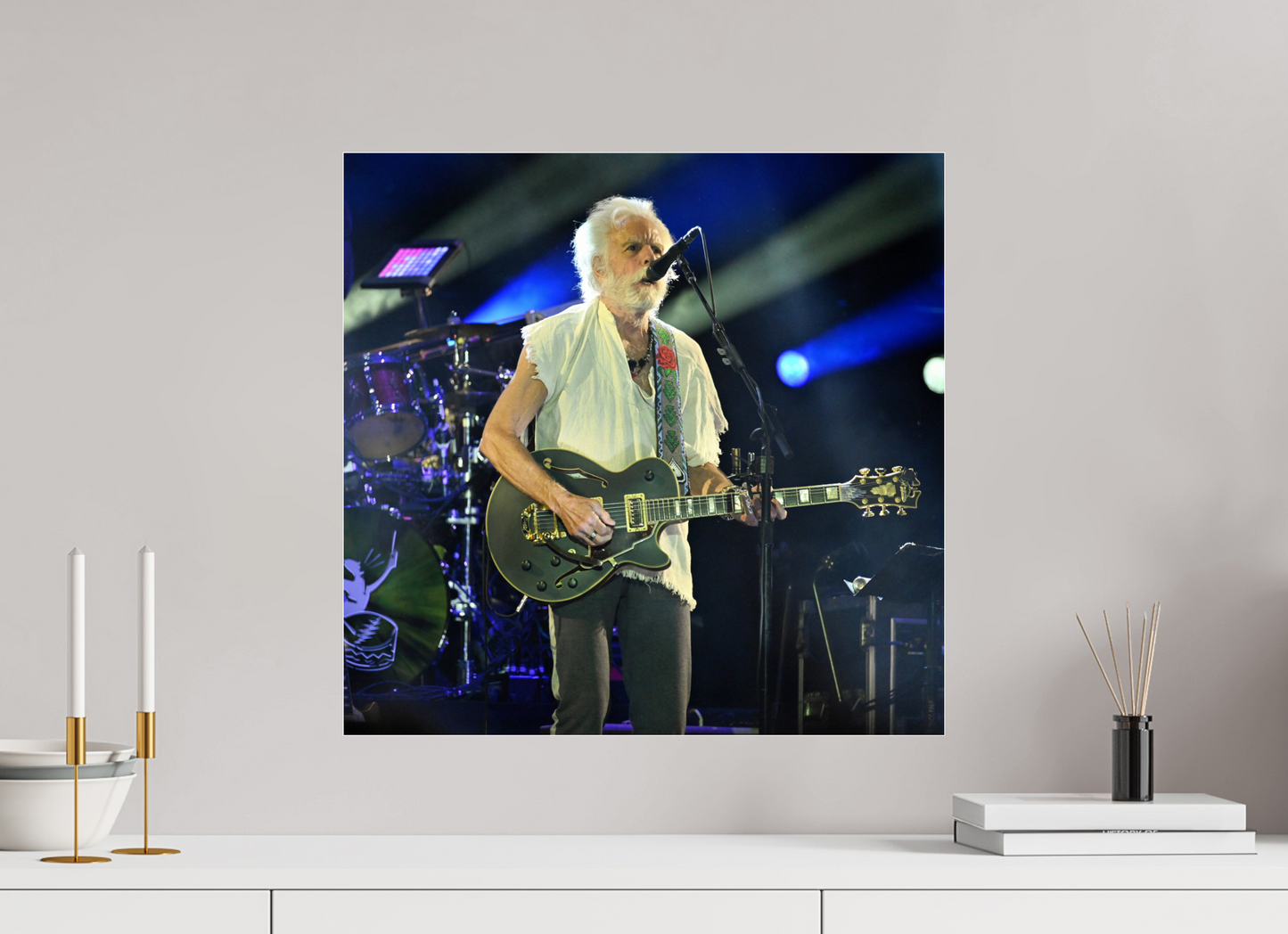 20.6 x 20″, Photo Print Under Acrylic Glass Bobby Weir