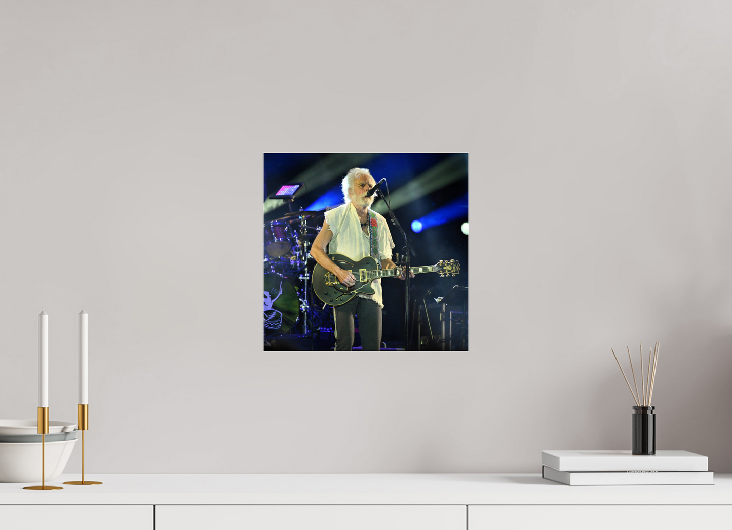 12.4 x 12″, Photo Print Under Acrylic Glass Bobby Weir
