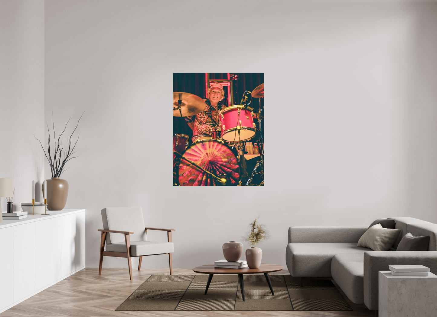 43 x 53.7″, Photo Print On Fuji Crystal DP II Bill Kreutzmann