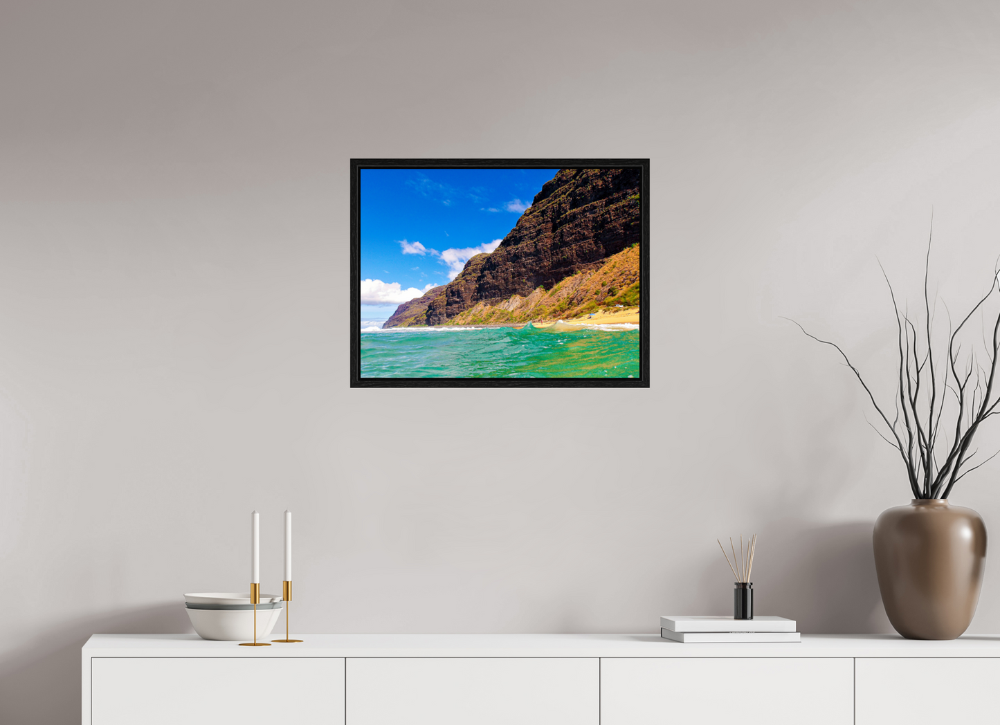 24 x 18″, Floater Frame Chilly Water