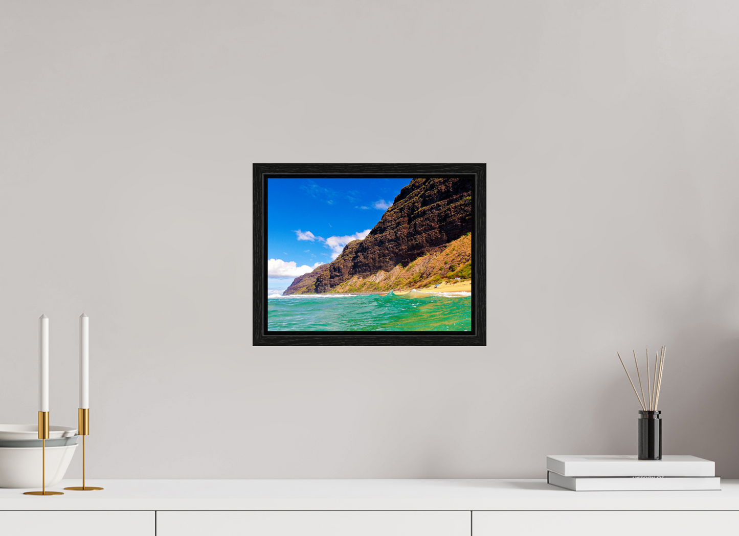 12 x 9″, Floater Frame Chilly Water