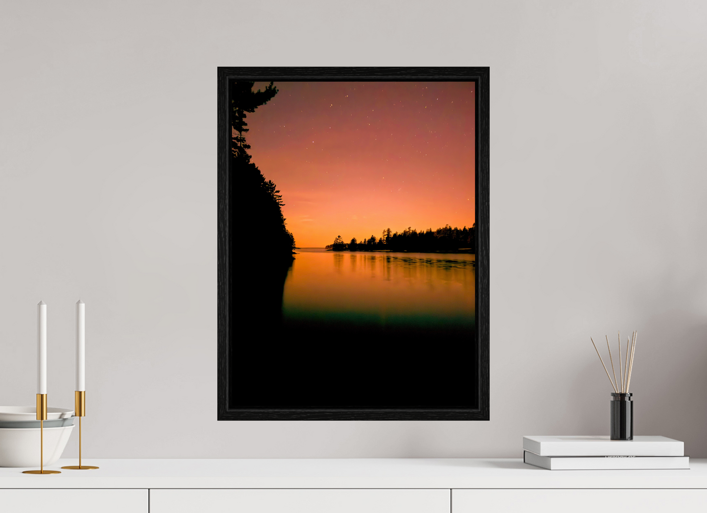 15 x 20″, Floater Frame Calm Me Down