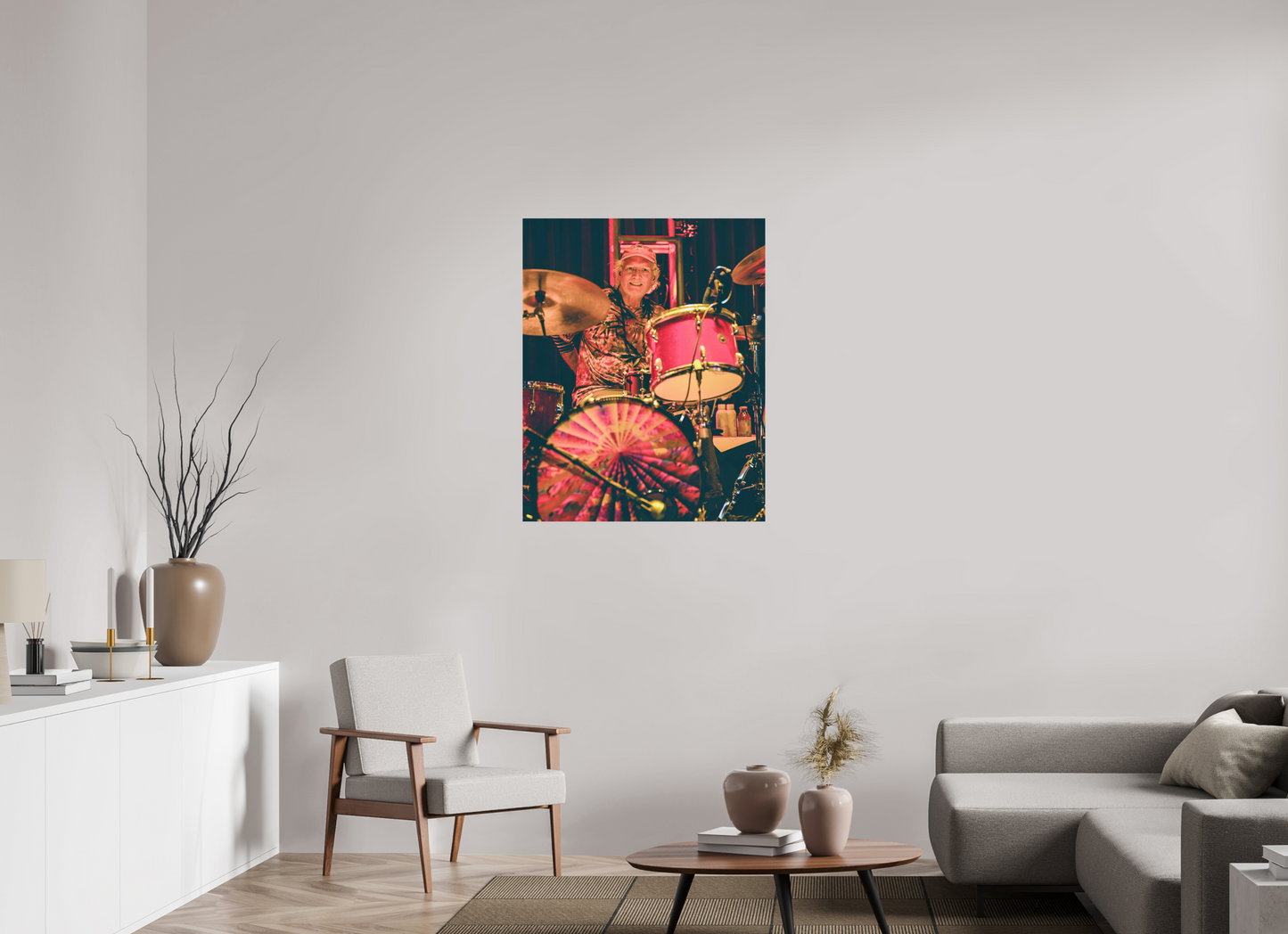 31 x 38.7″, Photo Print On Fuji Crystal DP II Bill Kreutzmann