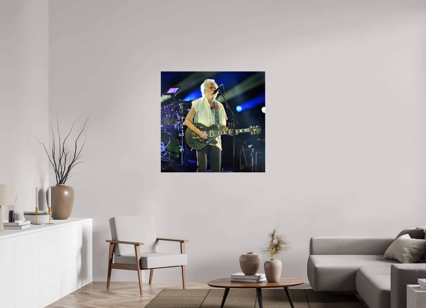 40.2 x 39″, Photo Print Under Acrylic Glass Bobby Weir