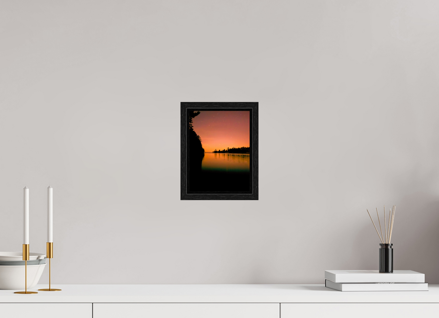 6 x 8″, Floater Frame Calm Me Down