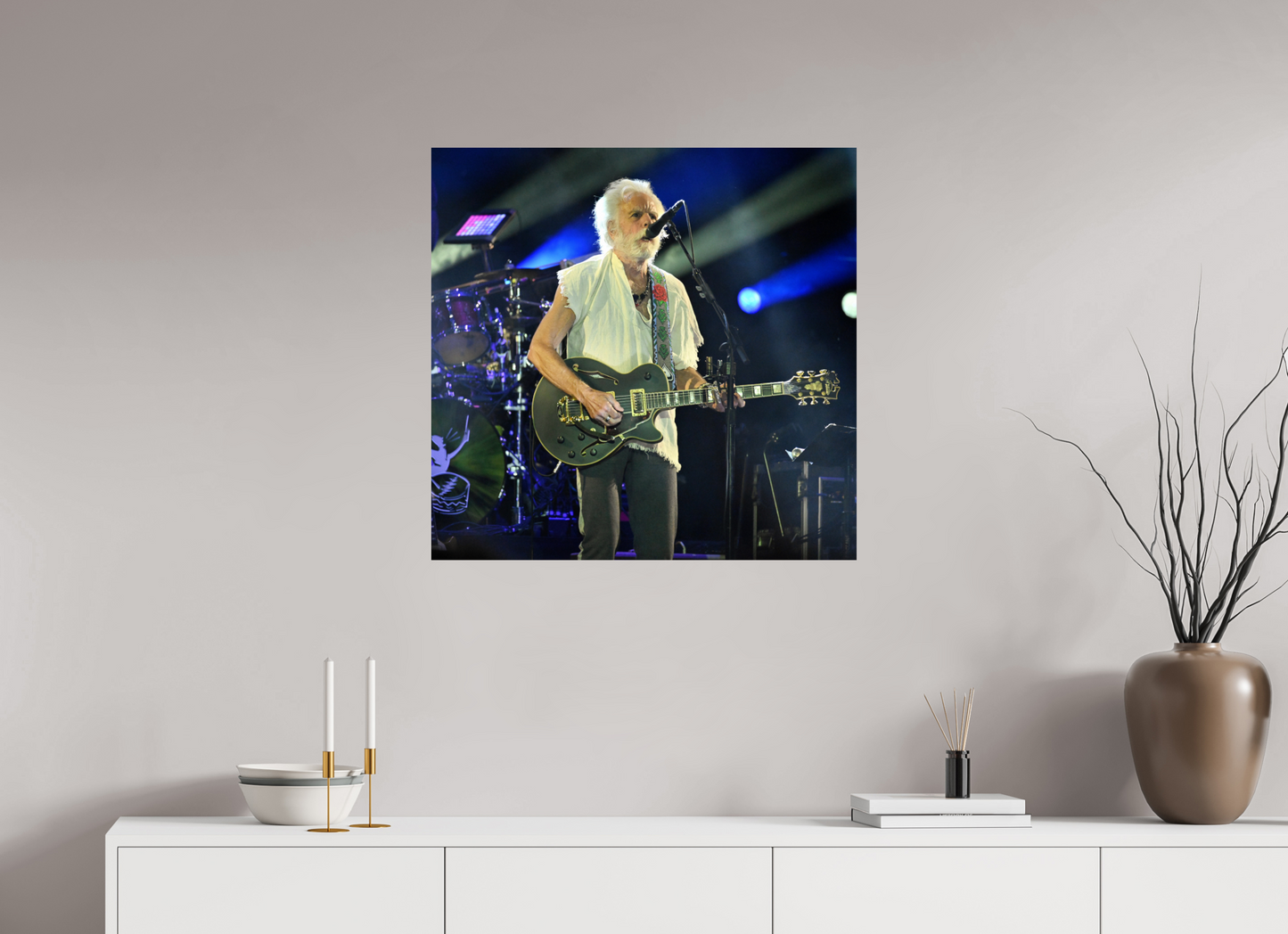 28.9 x 28″, Photo Print On Fuji Crystal DP II Bobby Weir