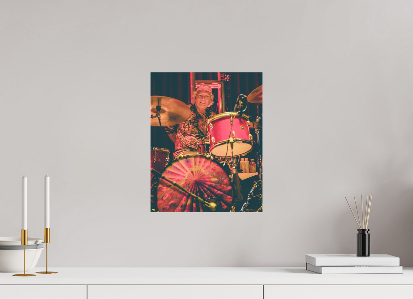 12 x 15″, Photo Print Under Acrylic Glass Bill Kreutzman Live in Hawaii
