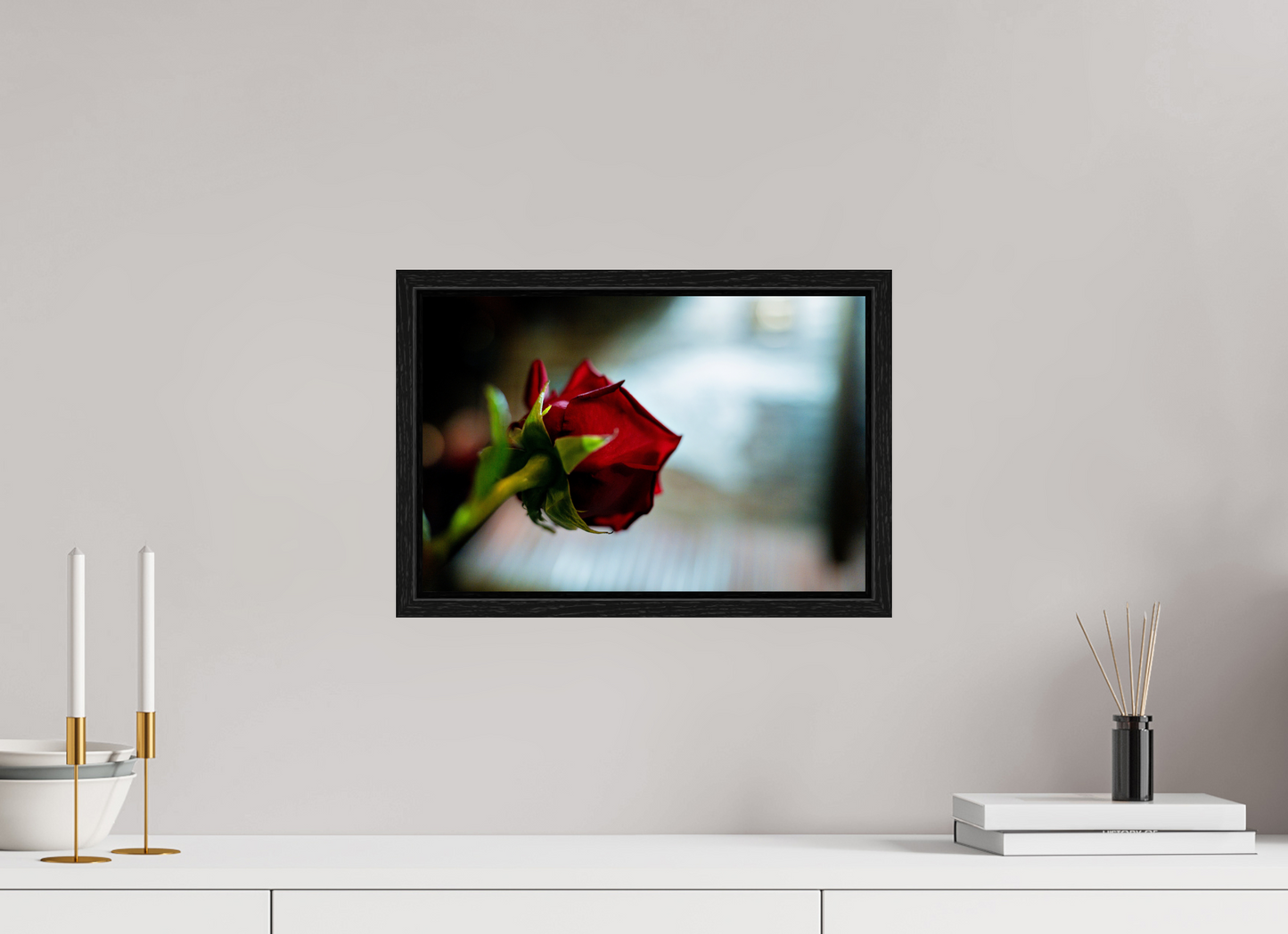 15 x 10″, Floater Frame NYC Rose