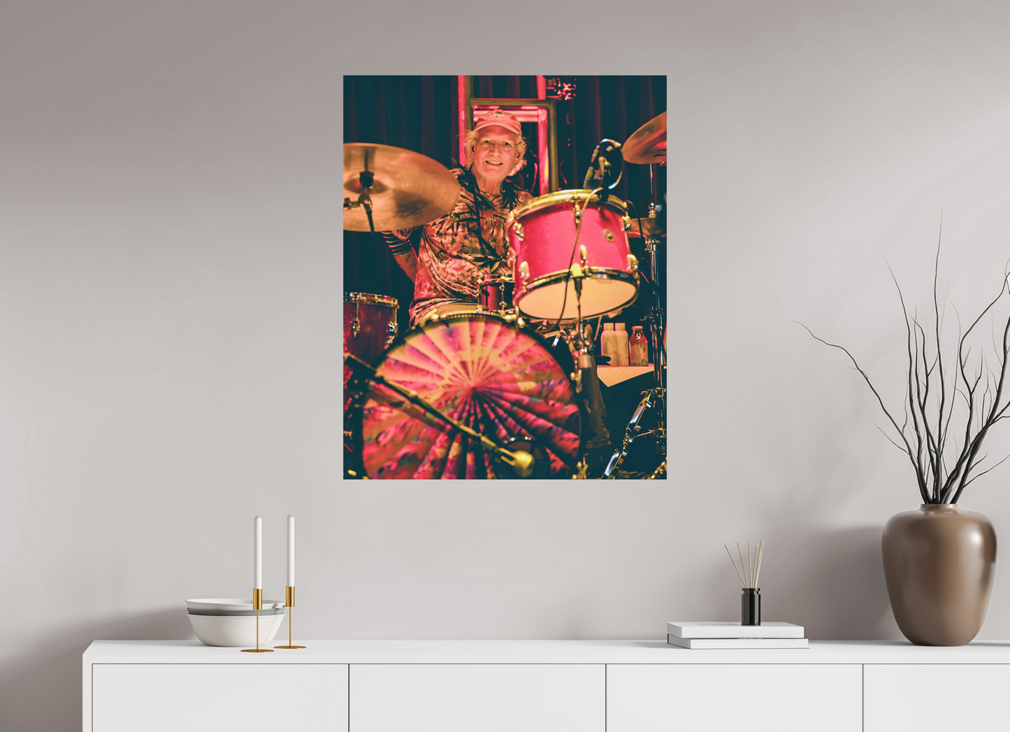 28 x 35″, Photo Print On Fuji Crystal DP II Bill Kreutzmann