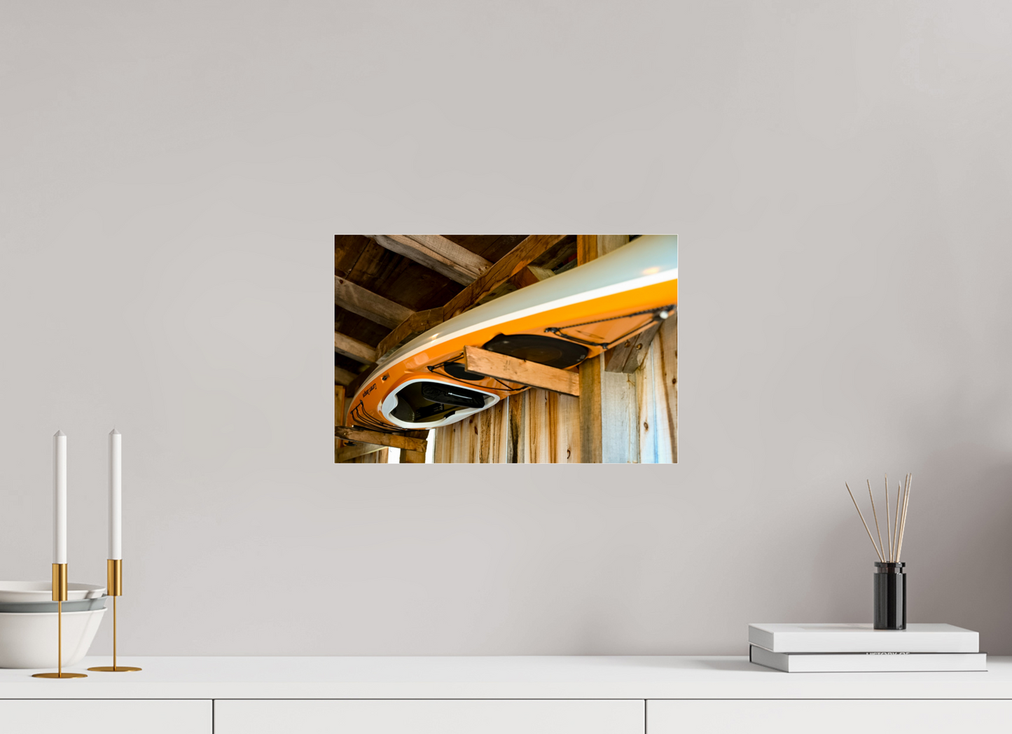 15 x 10″, Photo Print Under Acrylic Glass Cabin Fever