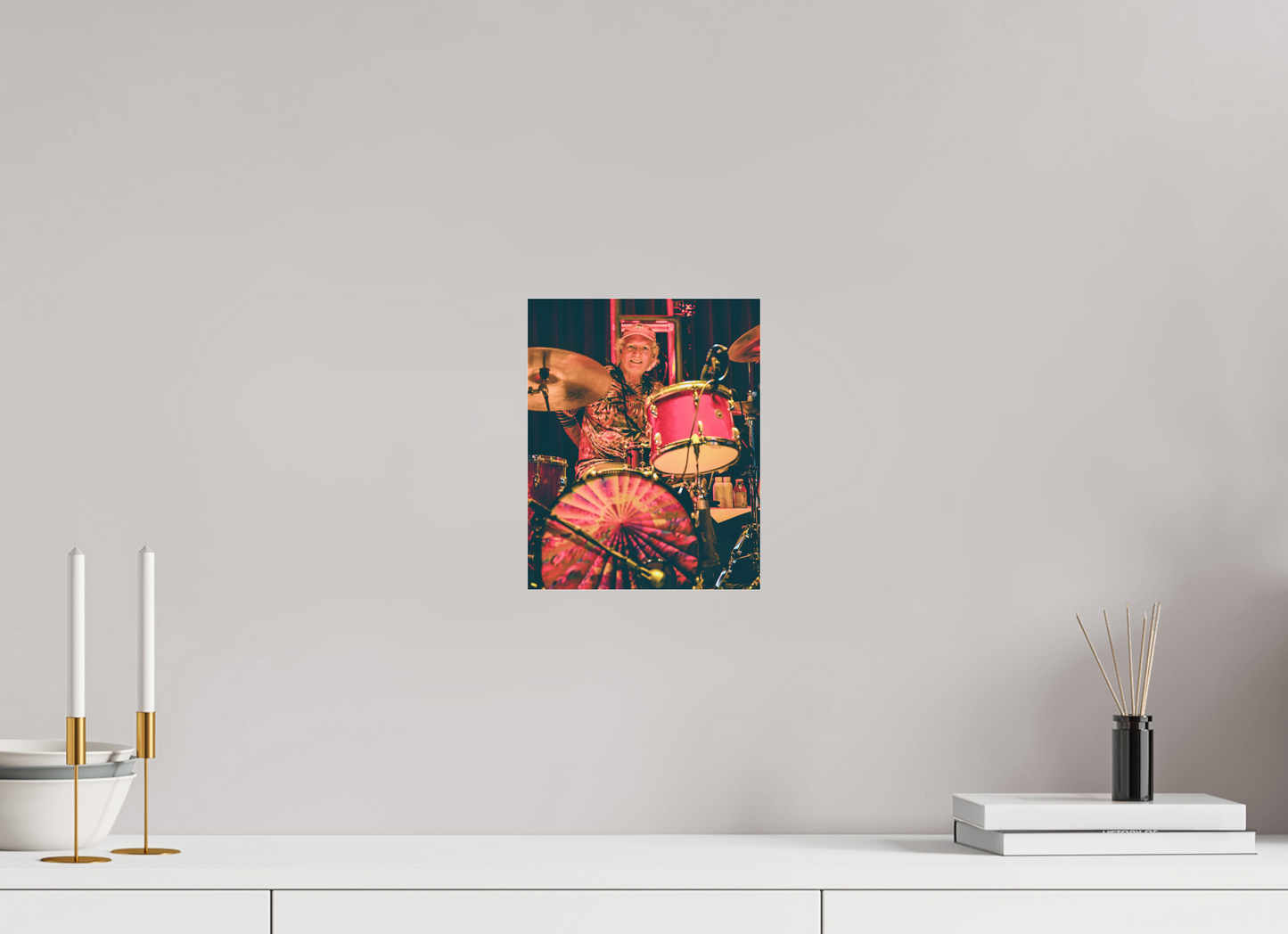 8 x 10″, Photo Print Under Acrylic Glass Bill Kreutzmann