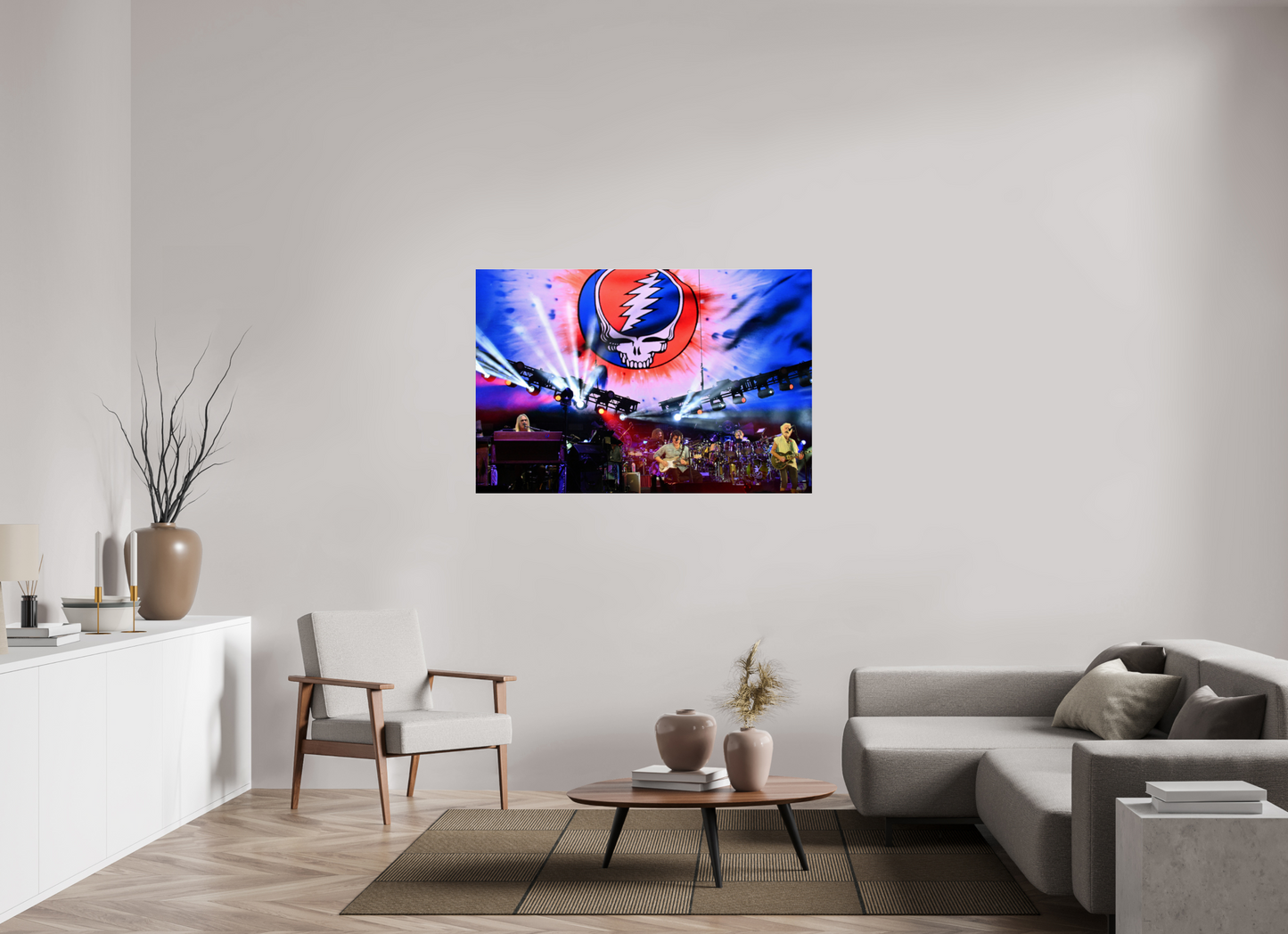 54 x 36″, Photo Print Under Acrylic Glass Dead and Company- NYC