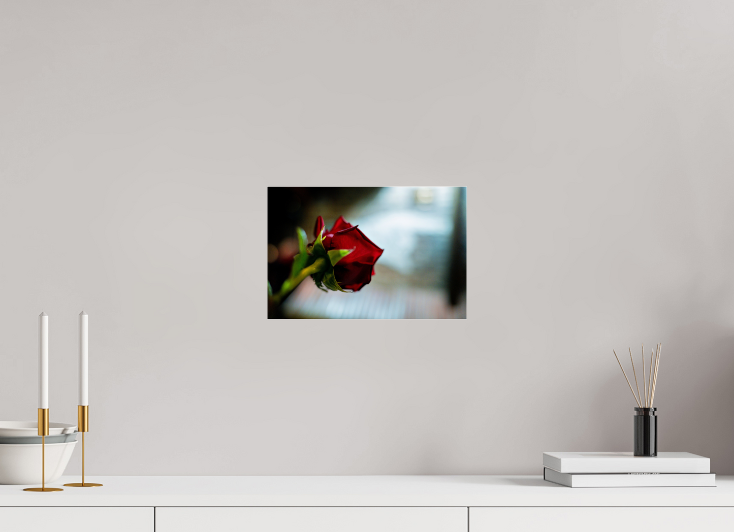 12 x 8″, Photo Print Under Acrylic Glass NYC Rose