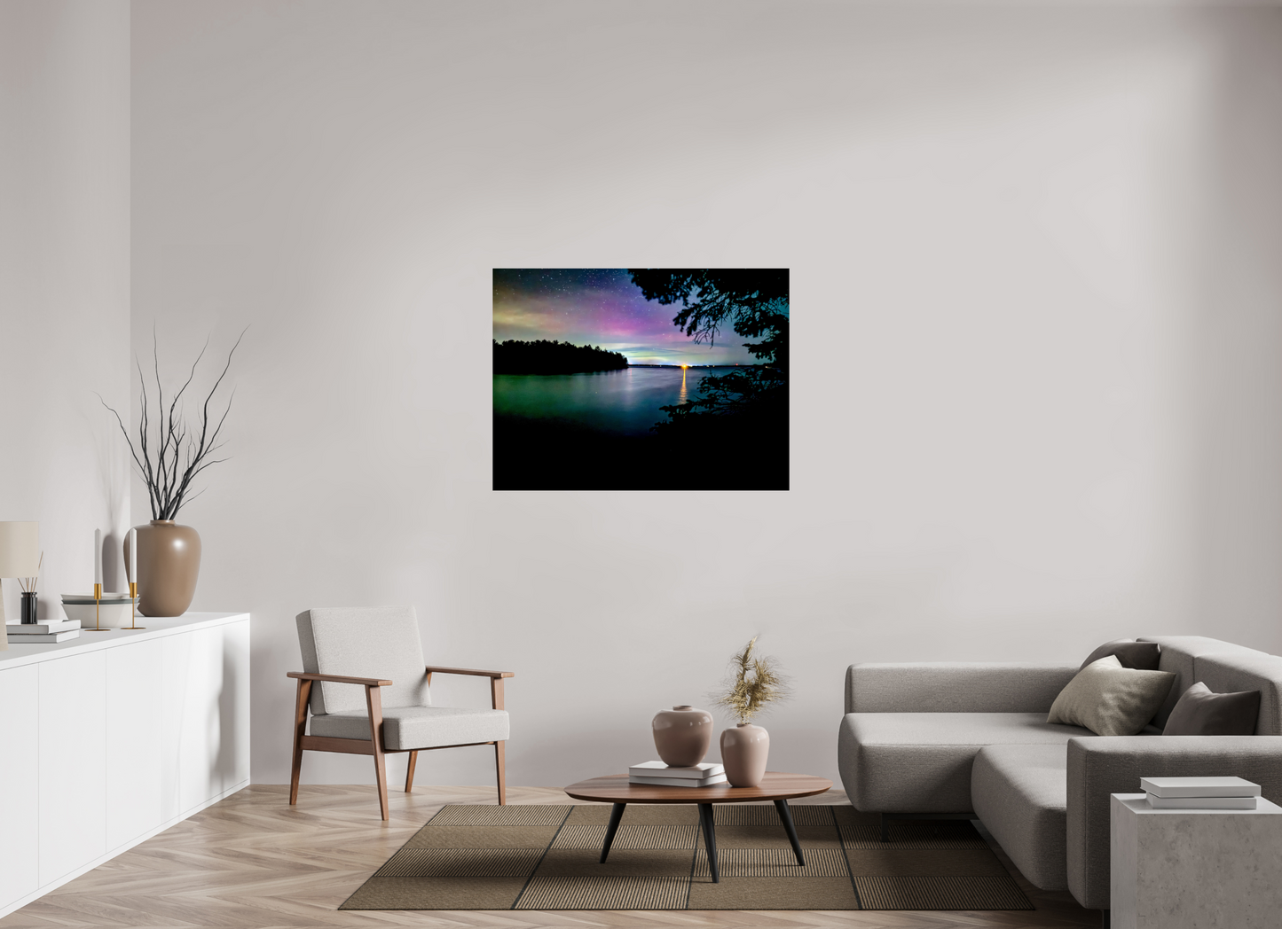 48 x 36″, Photo Print On Fuji Crystal DP II Northern Lights