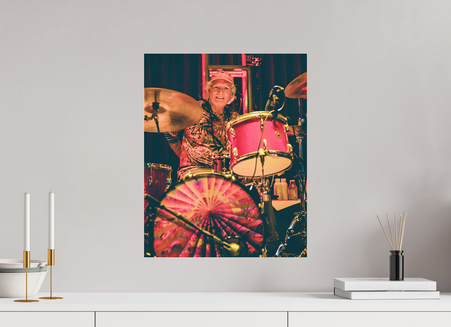 16 x 20″, Photo Print Under Acrylic Glass Bill Kreutzmann