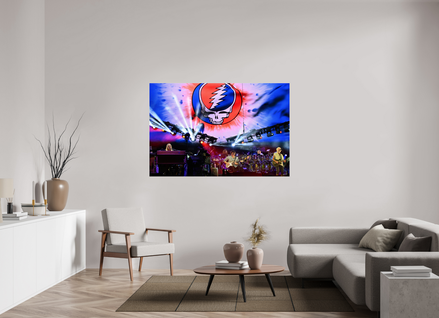 66 x 44″, Photo Print Under Acrylic Glass Dead and Company- NYC