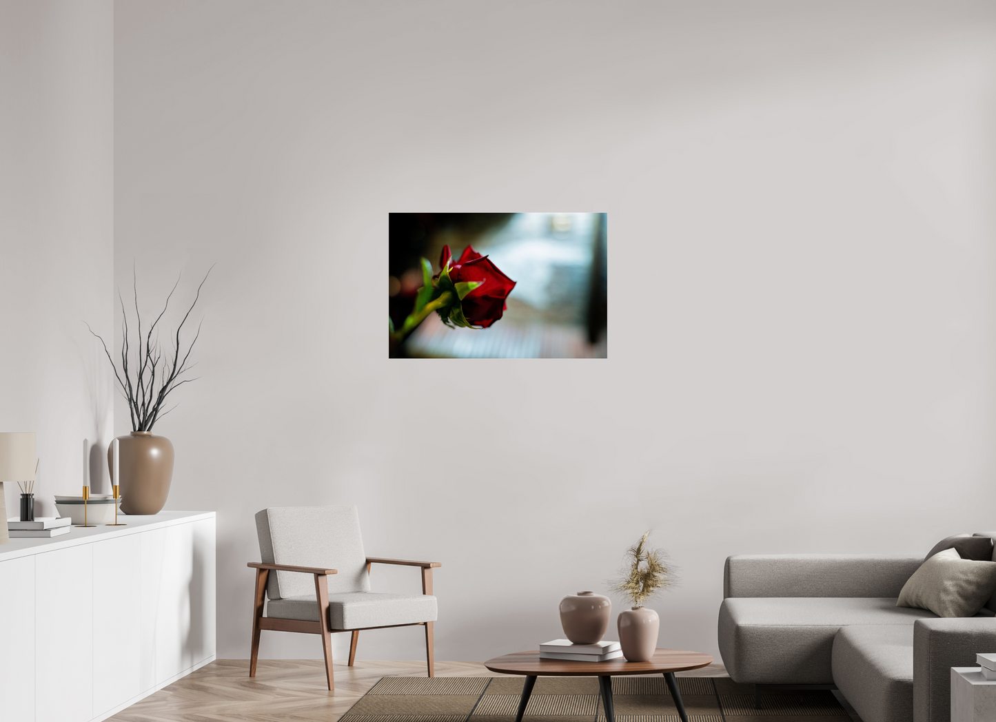 36 x 24″, Photo Print Under Acrylic Glass NYC Rose