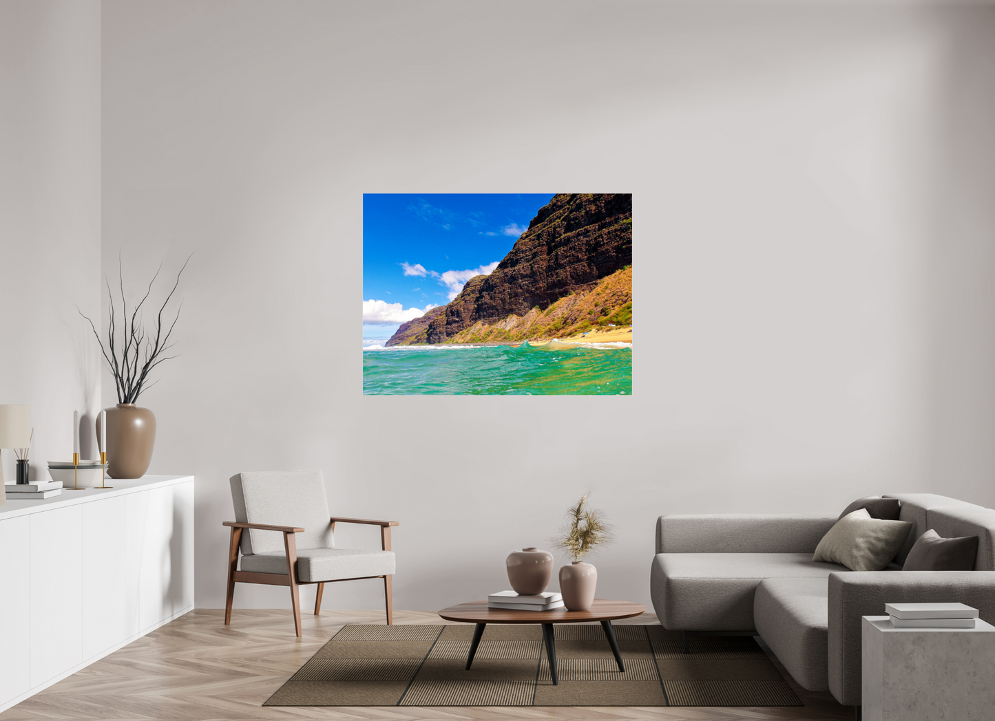 56 x 42″, Photo Print Under Acrylic Glass Chilly Water