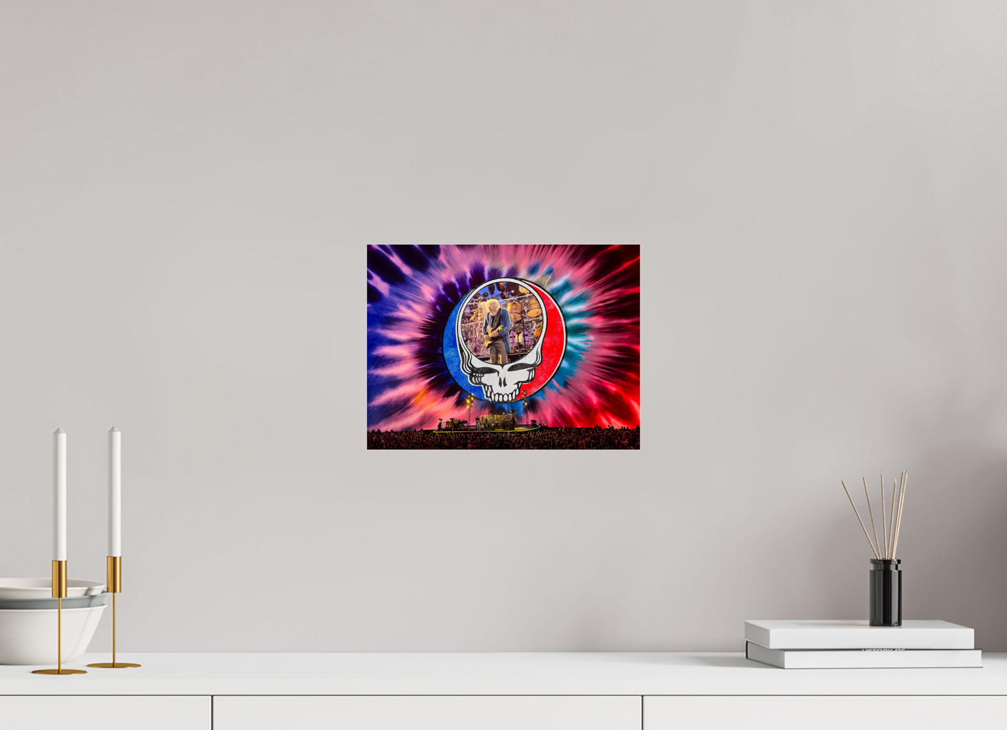 12 x 9″, Photo Print Under Acrylic Glass Bob Weir at The Sphere