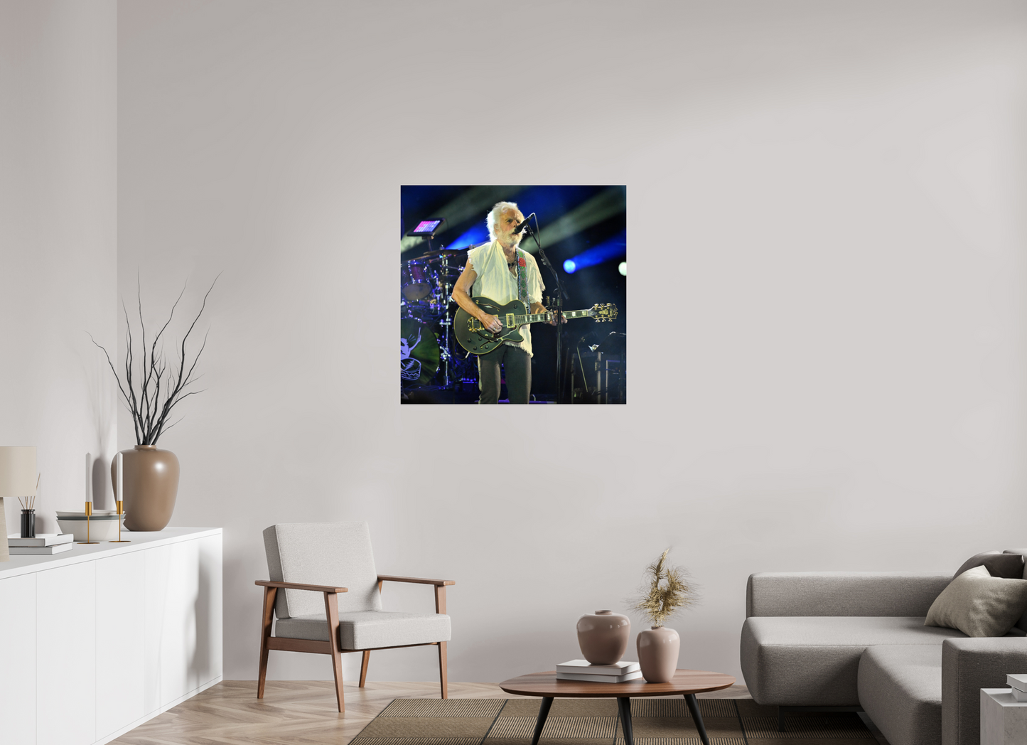 36.1 x 35″, Photo Print Under Acrylic Glass Bobby Weir