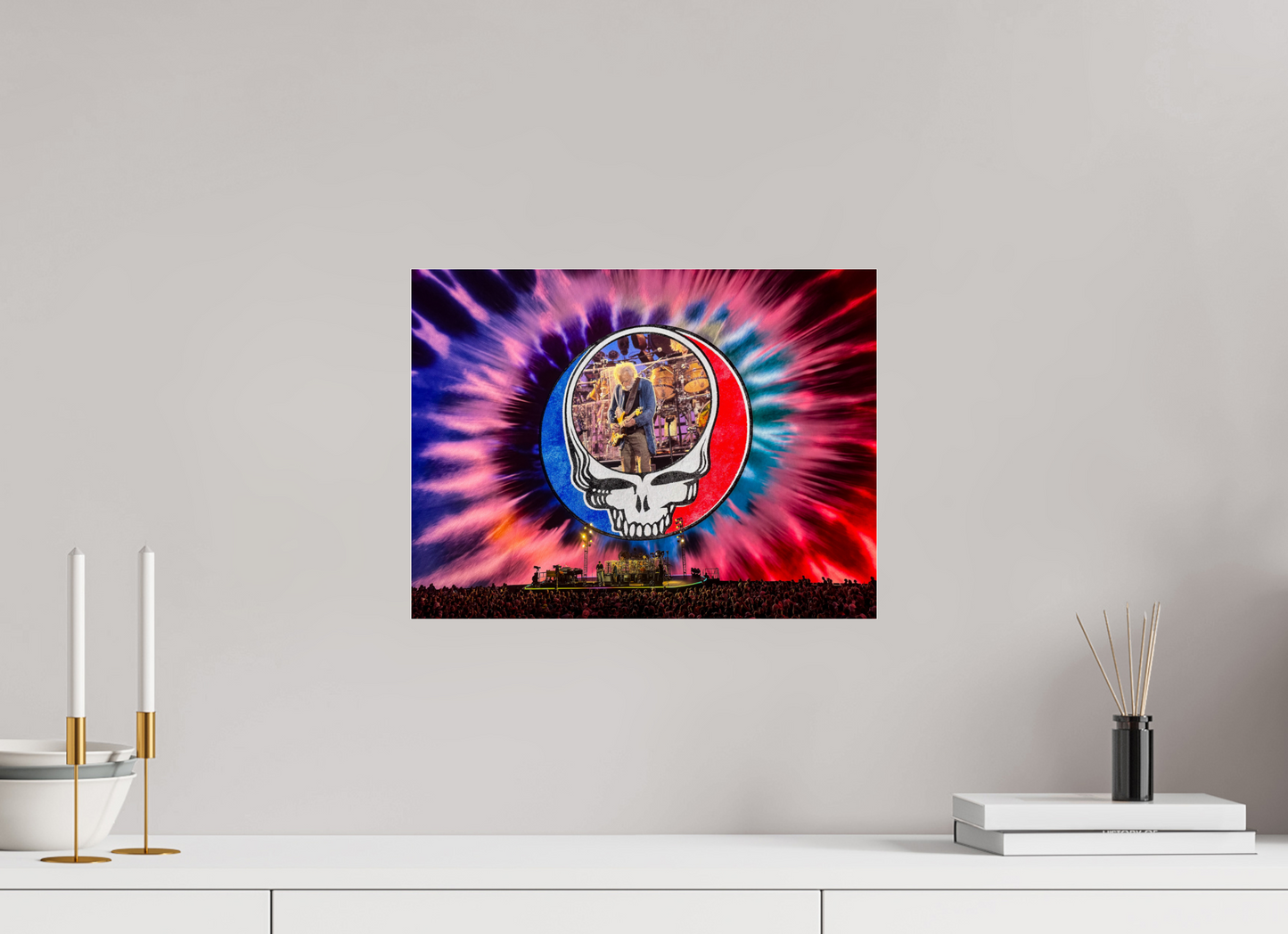 16 x 12″, Photo Print Under Acrylic Glass Bob Weir at The Sphere