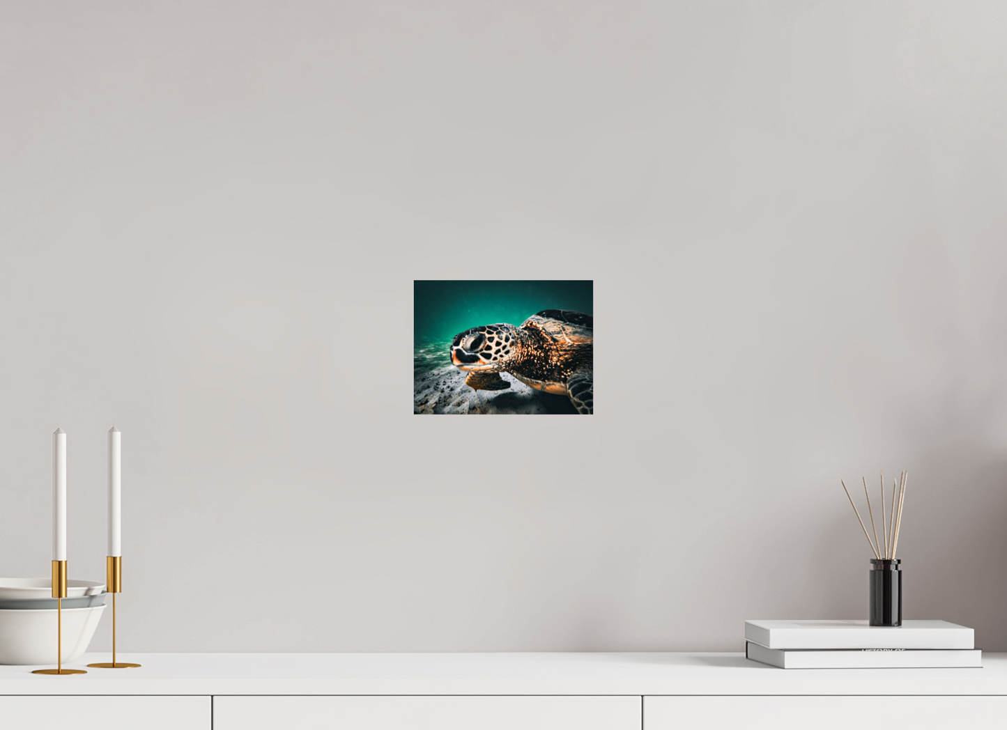 8 x 6″, Photo Print On Fuji Crystal DP II Hawaii Sea Turtle