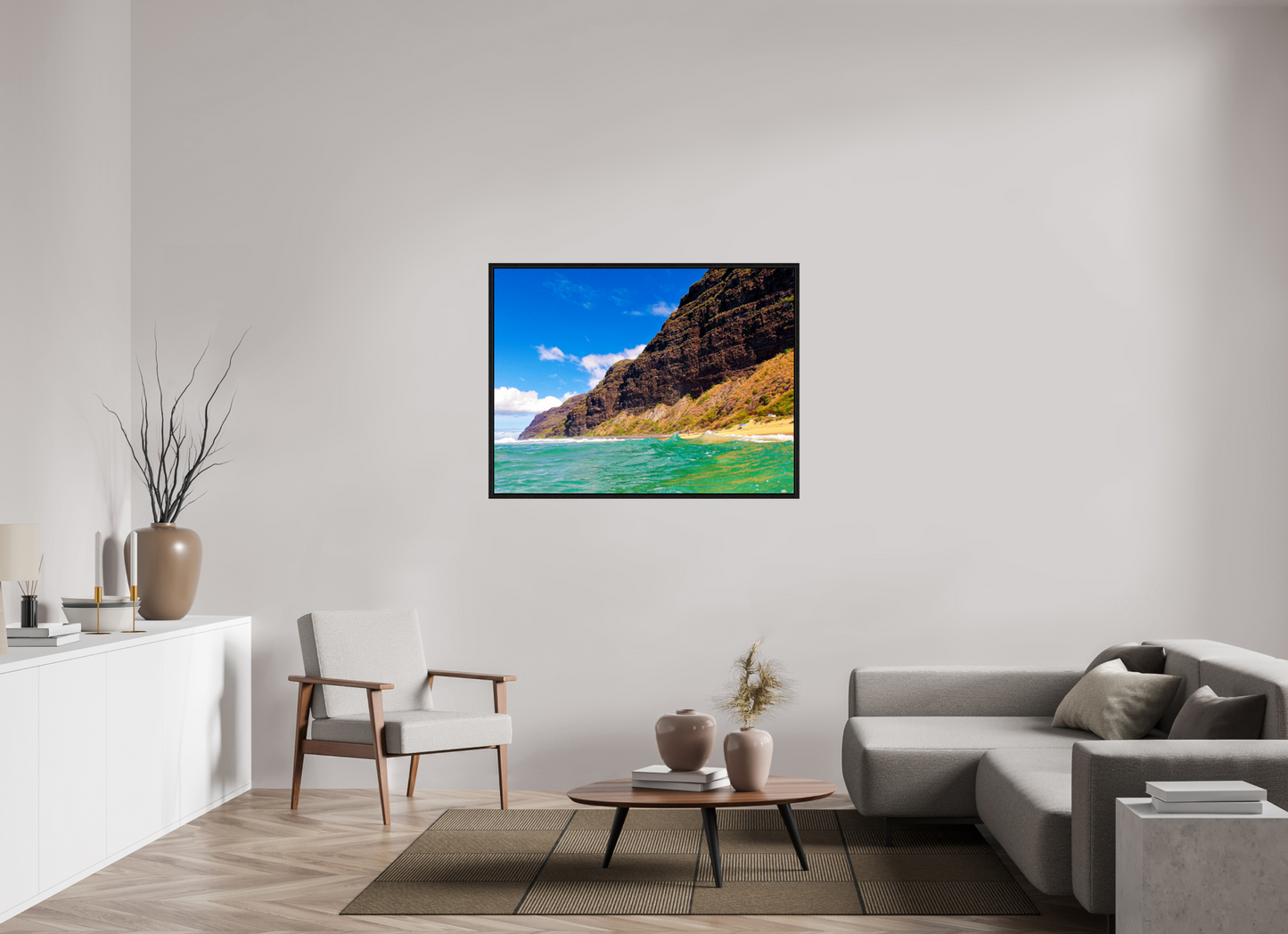 48 x 36″, Floater Frame Chilly Water