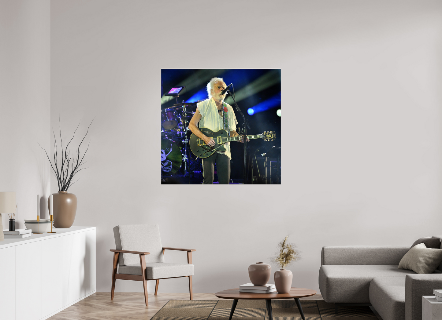 44.3 x 43″, Photo Print Under Acrylic Glass Bobby Weir
