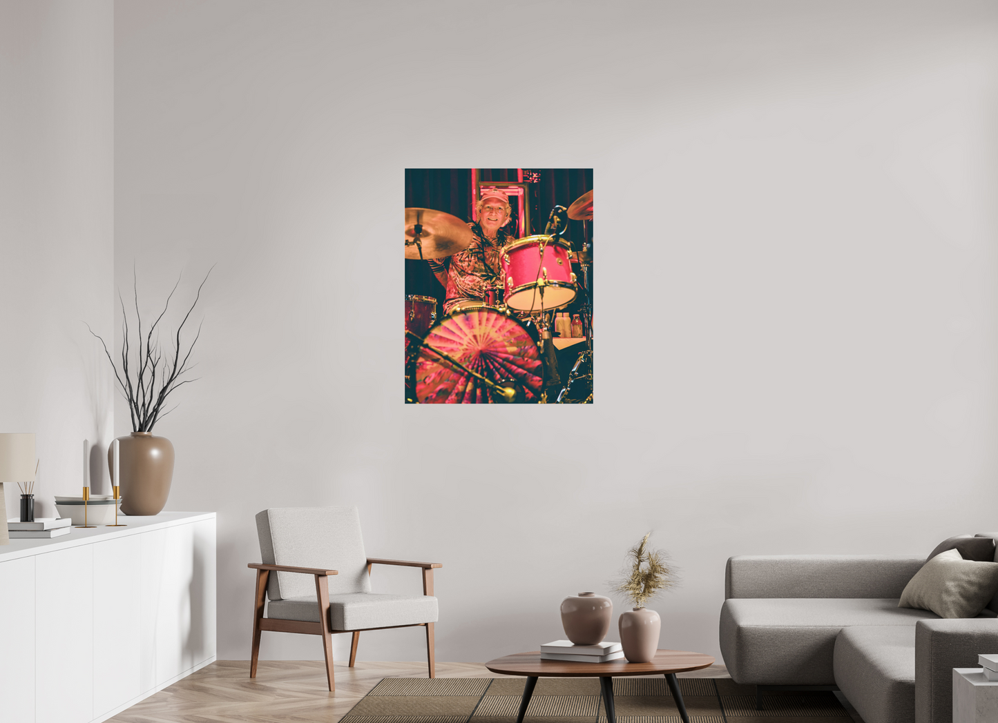 31 x 38.7″, Photo Print Under Acrylic Glass Bill Kreutzmann