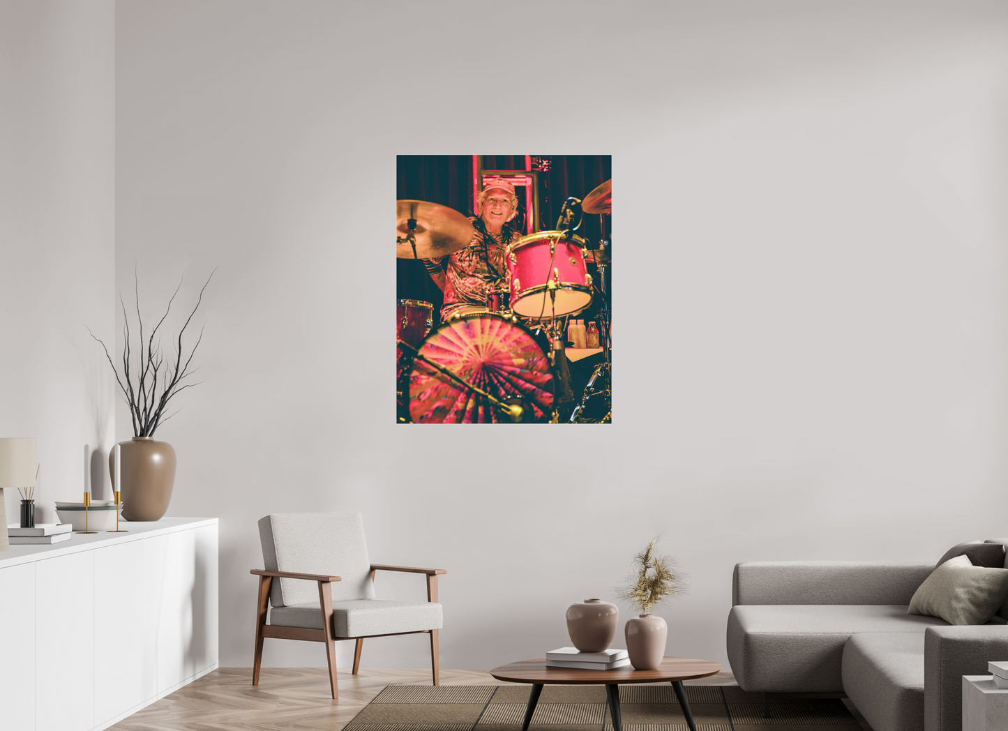 35 x 43.7″, Photo Print Under Acrylic Glass Bill Kreutzmann