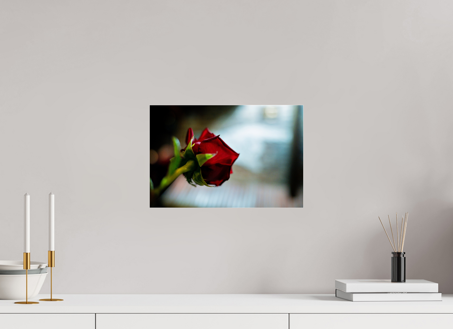 15 x 10″, Photo Print Under Acrylic Glass NYC Rose