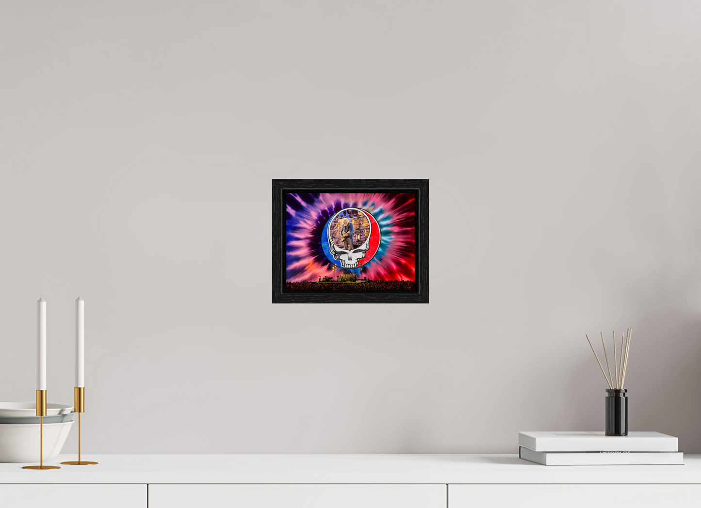 8 x 6″, Floater Frame Bob Weir at The Sphere