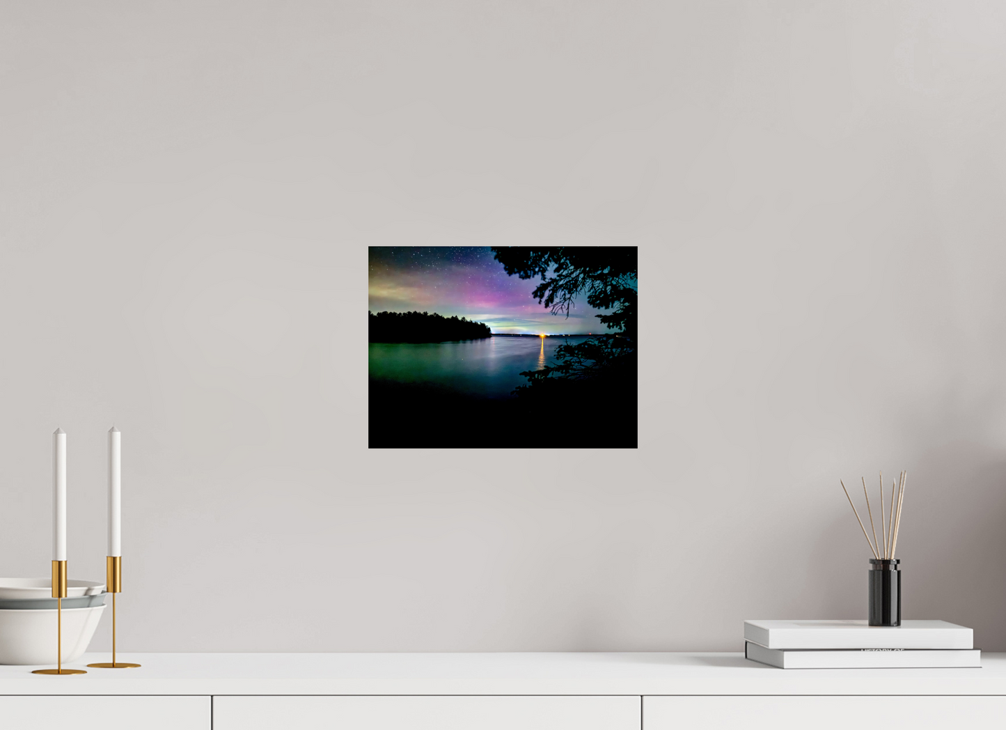12 x 9″, Photo Print On Fuji Crystal DP II Northern Lights