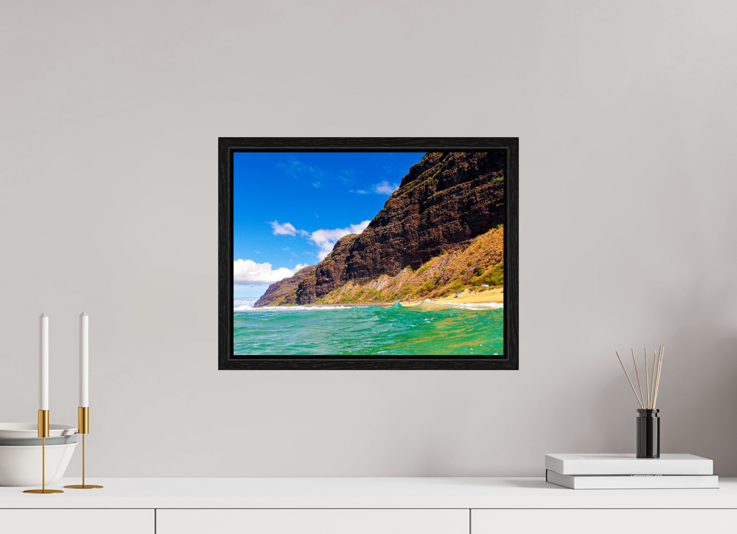 16 x 12″, Floater Frame Chilly Water