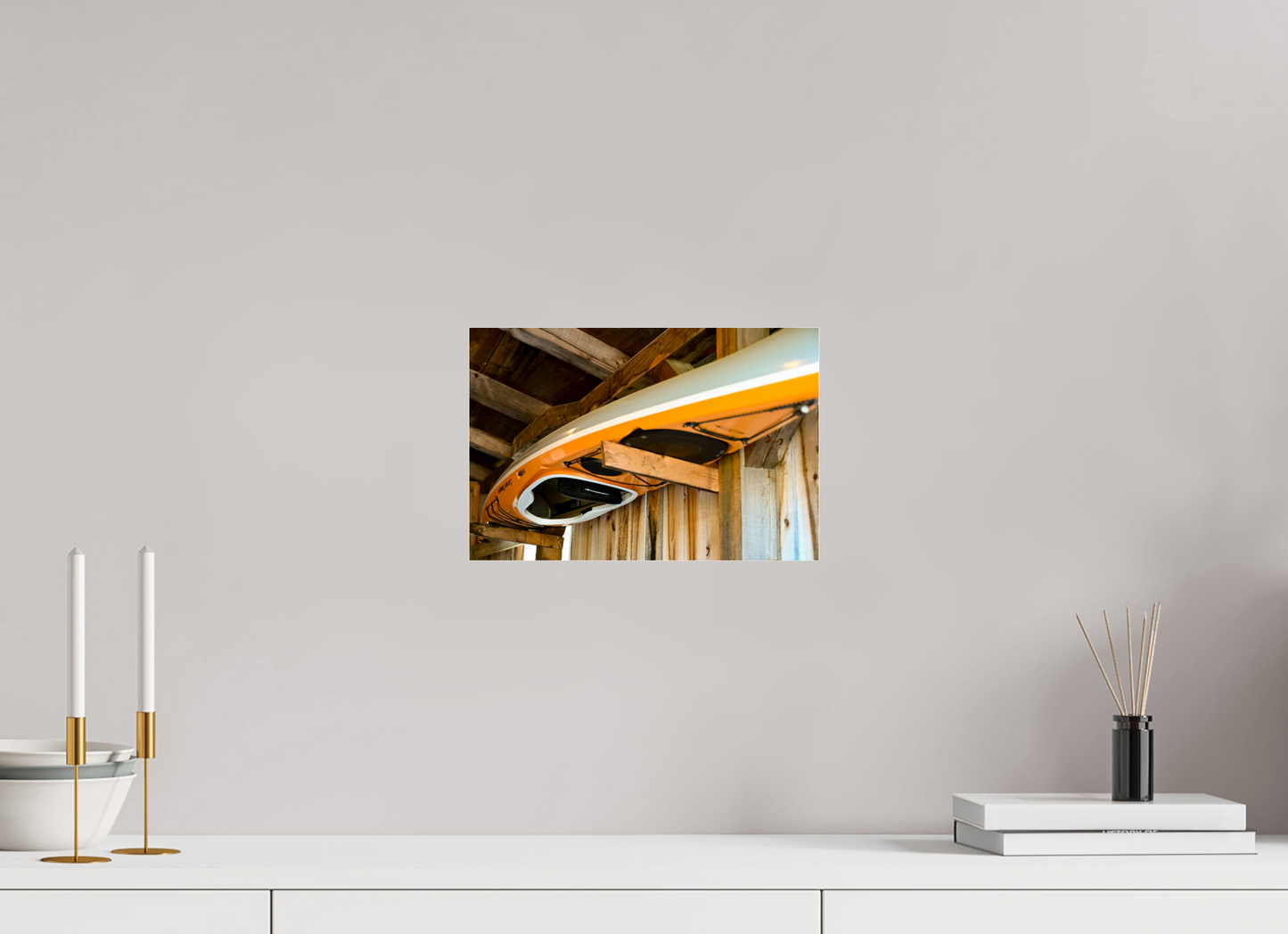 12 x 8″, Photo Print Under Acrylic Glass Cabin Fever