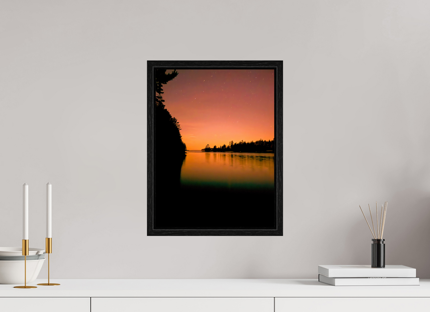 12 x 16″, Floater Frame Calm Me Down
