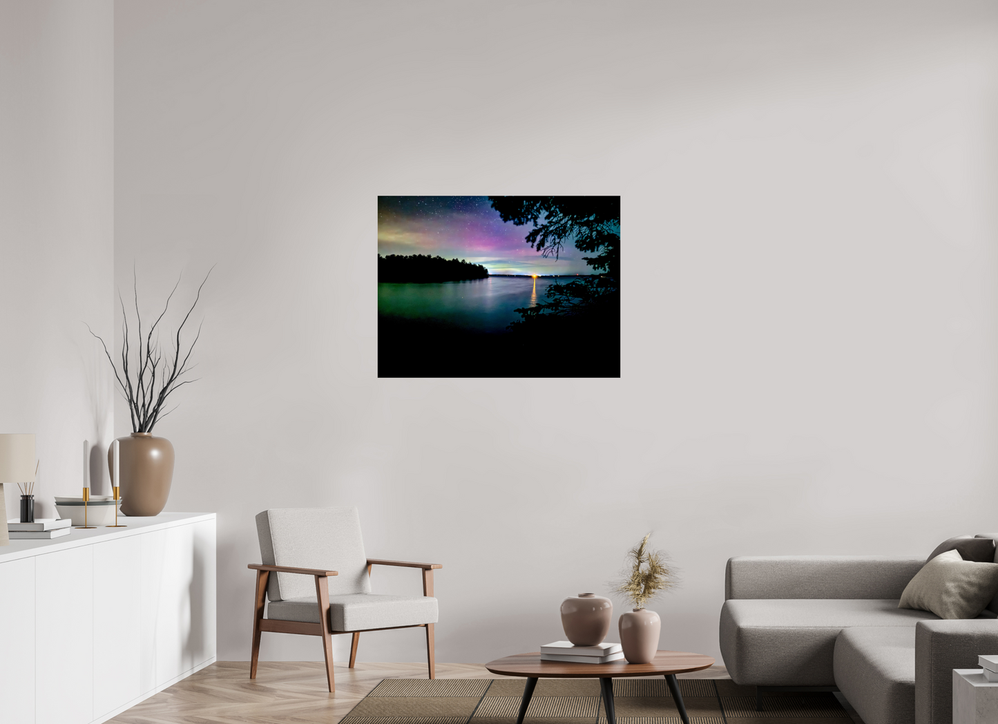 40 x 30″, Photo Print On Fuji Crystal DP II Northern Lights