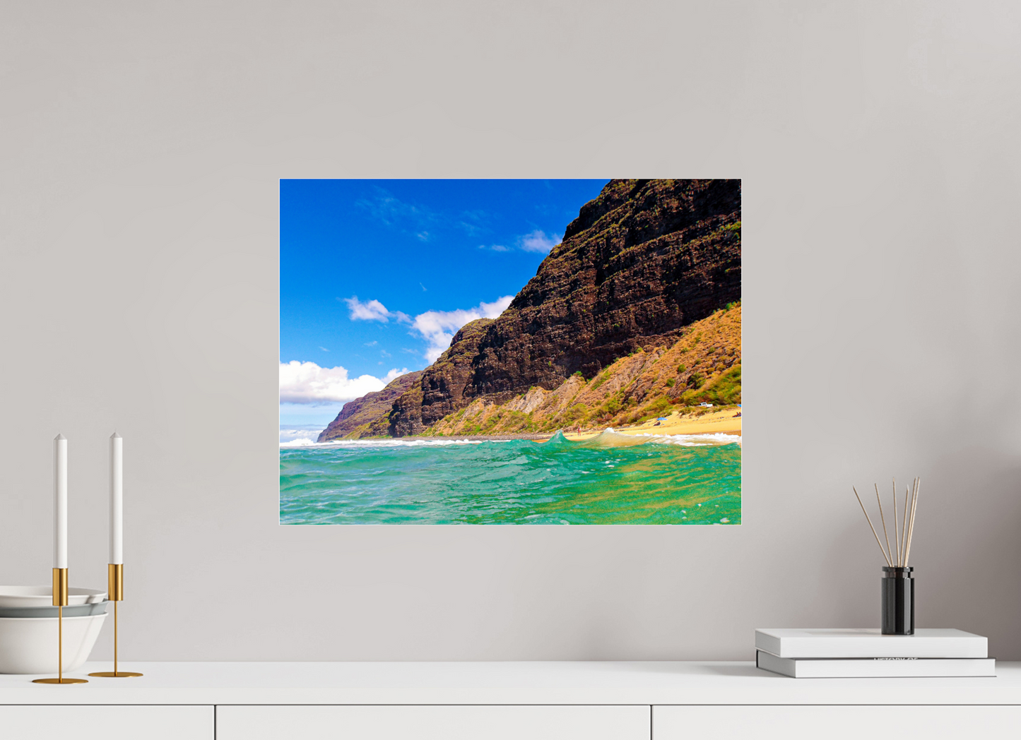 20 x 15″, Photo Print Under Acrylic Glass Chilly Water