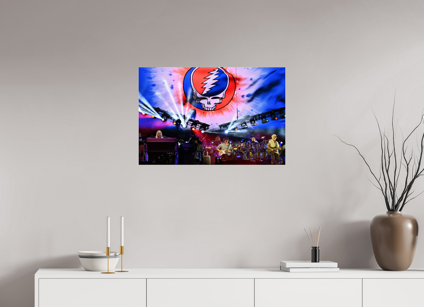 30 x 20″, Photo Print Under Acrylic Glass Dead and Company- NYC