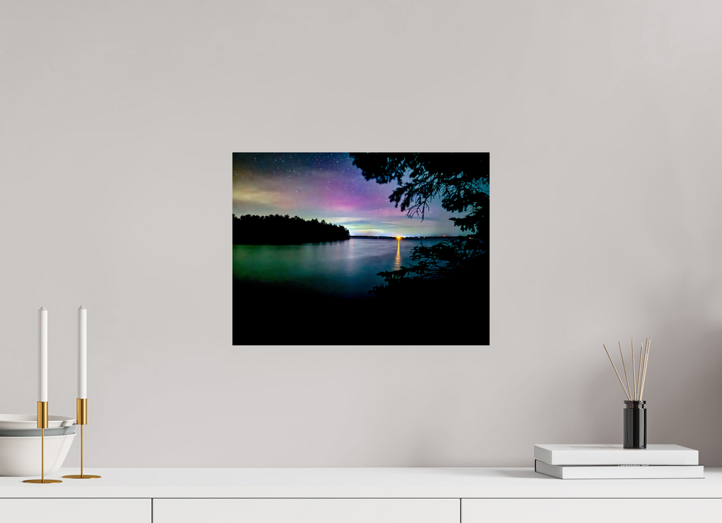 16 x 12″, Photo Print On Fuji Crystal DP II Northern Lights